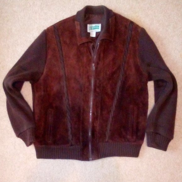Outdoor Exchange Other - Genuine Suede Sweater Jacket:  Vintage.  Retro.  1960's